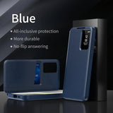 New smart window card insertion phone case for Samsung