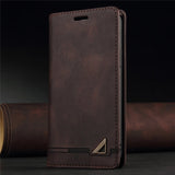 Anti-theft Flip Leather Wallet Case For Samsung