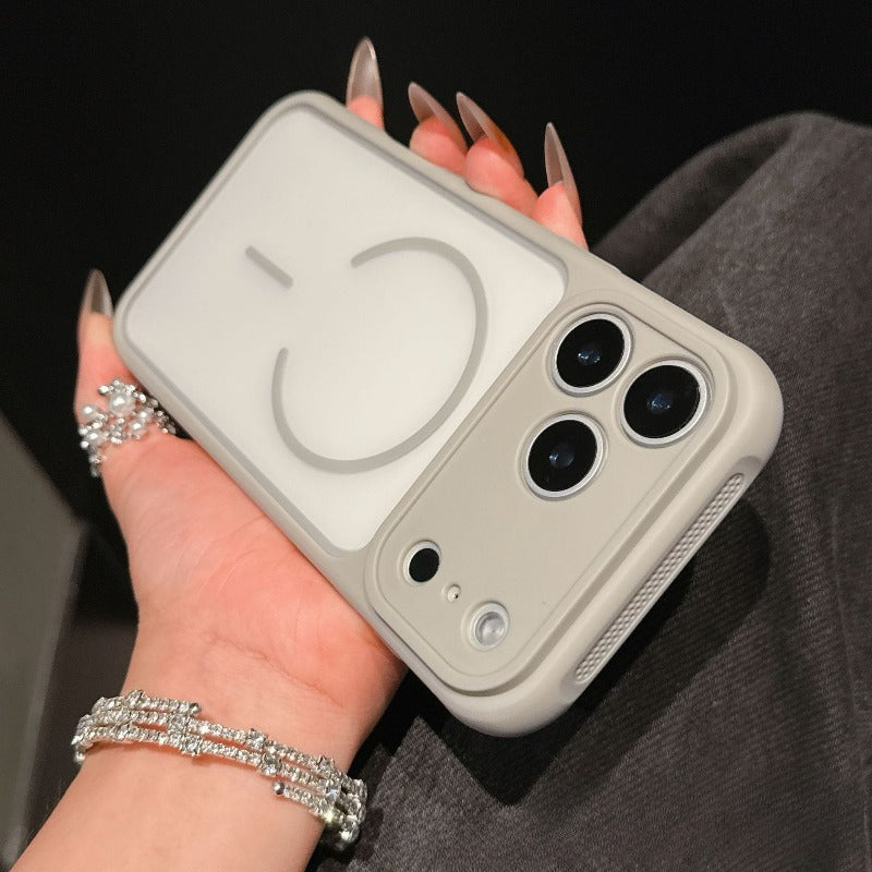 skin feel matte magnetic all inclusive case for iPhone