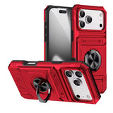 Heavy Duty Drop Protection Wallet Case For iPhone