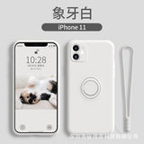Liquid Silicone Cute Case for iPhone