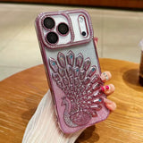 Luxury Bling Peacock Glitter Diamond Case For iPhone