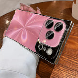 Luxury Glitter Squared Aurora Glossy Case For iPhone