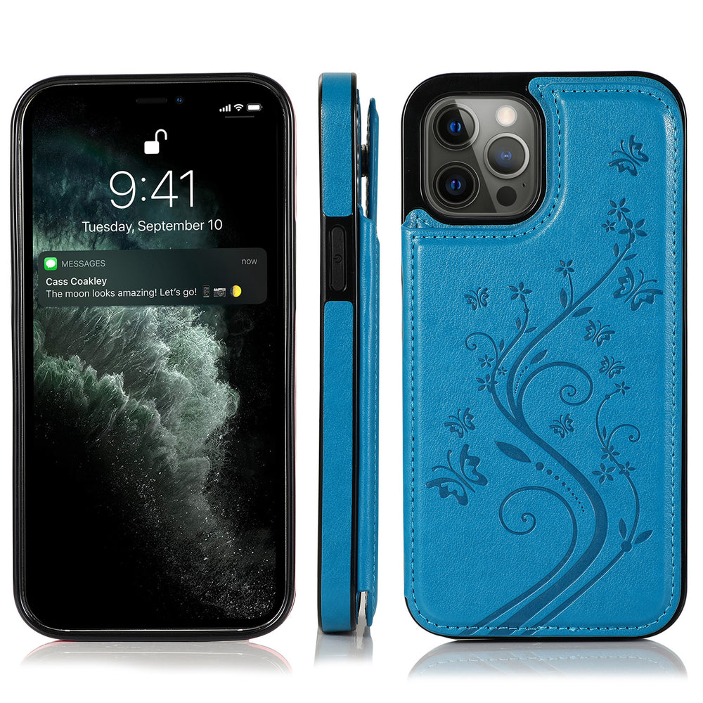 Embossed leather case for iPhone