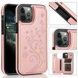 Embossed leather case for iPhone