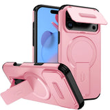Lens Protection Shockproof Foldable Magnetic Stand Case For iPhone