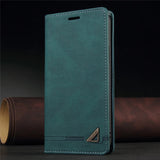 Anti-theft Flip Leather Wallet Case For Samsung
