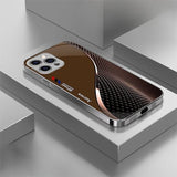 Electroplated Tempered Glass Premium Case fot iPhone