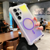 Luxury Shockproof Magnetic Changing Color Case for Samsung