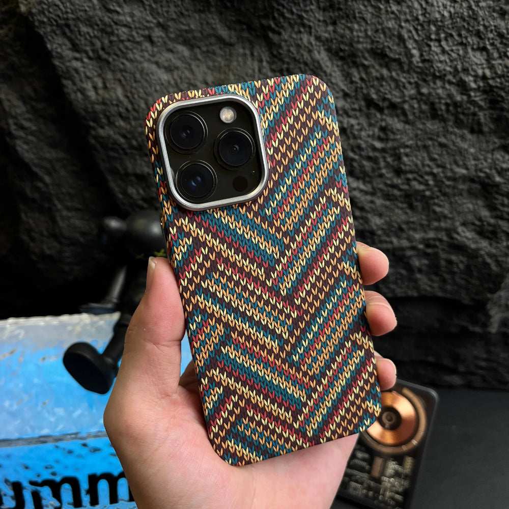 Carbon Fiber Braided Texture Case For iPhone