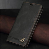 Luxury Leather Flip Wallet Case For iPhone
