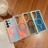 Luxury Shockproof Magnetic Changing Color Case for Samsung