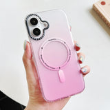 Gradient Aurora Slim Matte Magnetic Case For iPhone