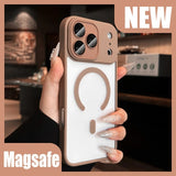 Plum Color Translucent Frosted Hard Case for iPhone