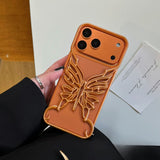 Borderless electroplated butterfly case for iPhone