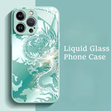 Premium Embossed Totem Dragon Case for iPhone