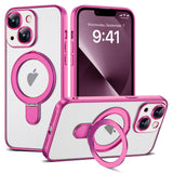 Magnetic Ring Stand Full Plating Case for iPhone