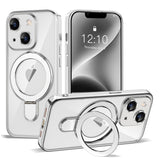 Magnetic Ring Stand Full Plating Case for iPhone