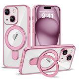 Magnetic Ring Stand Full Plating Case for iPhone
