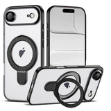 Magnetic Ring Stand Full Plating Case for iPhone