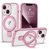 Magnetic Ring Stand Full Plating Case for iPhone