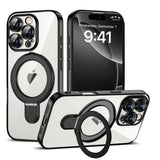 Magnetic Ring Stand Full Plating Case for iPhone