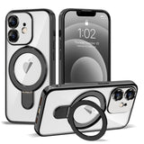 Magnetic Ring Stand Full Plating Case for iPhone