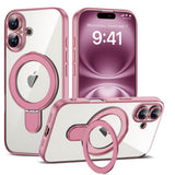 Magnetic Ring Stand Full Plating Case for iPhone