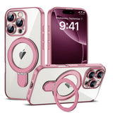 Magnetic Ring Stand Full Plating Case for iPhone