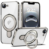 Magnetic Ring Stand Full Plating Case for iPhone