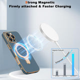 Magnetic Ring Stand Full Plating Case for iPhone