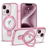 Magnetic Ring Stand Full Plating Case for iPhone