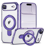 Magnetic Ring Stand Full Plating Case for iPhone