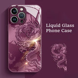 Premium Embossed Totem Dragon Case for iPhone
