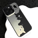 Cartoon Black Cat Case For iPhone