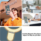 Magnetic Ring Stand Full Plating Case for iPhone