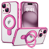 Magnetic Ring Stand Full Plating Case for iPhone
