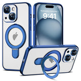 Magnetic Ring Stand Full Plating Case for iPhone
