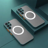 Magsafe Magnetic Skin-Feel Matte Case for Samsung
