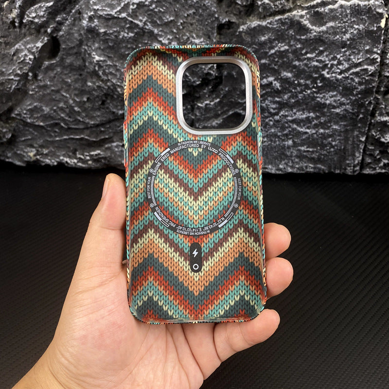 Carbon Fiber Braided Texture Case For iPhone