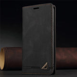 Anti-theft Flip Leather Wallet Case For Samsung