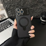 Magsafe Magnetic Holder Phone Case For iPhone