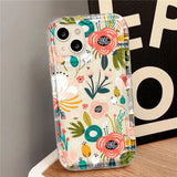 Airbags Flower Phone Soft Case For iPhone