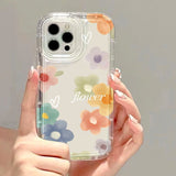 Airbags Flower Phone Soft Case For iPhone