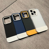 Camera Protection Matte Silicone Case For iPhone