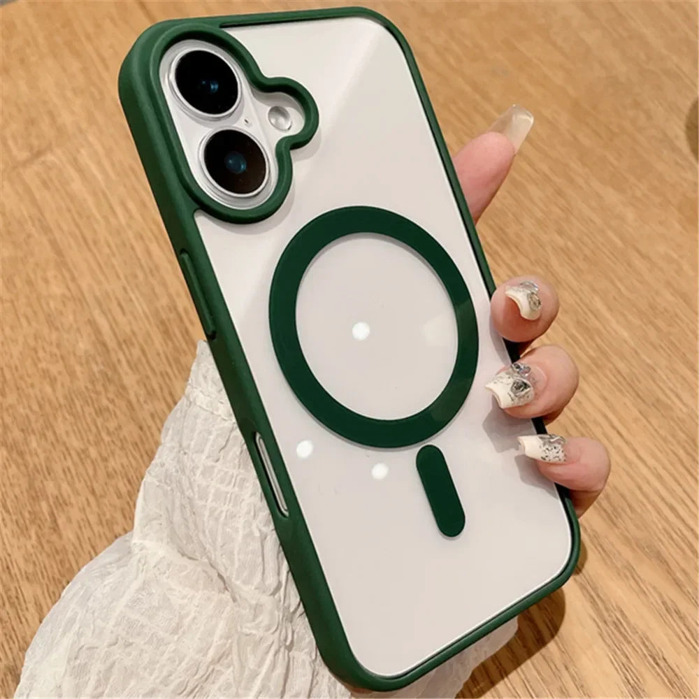 Fashion Clear Magnetic Acrylic Case For iPhone