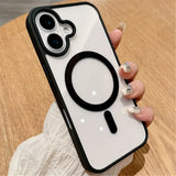 Fashion Clear Magnetic Acrylic Case For iPhone