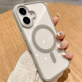 Fashion Clear Magnetic Acrylic Case For iPhone