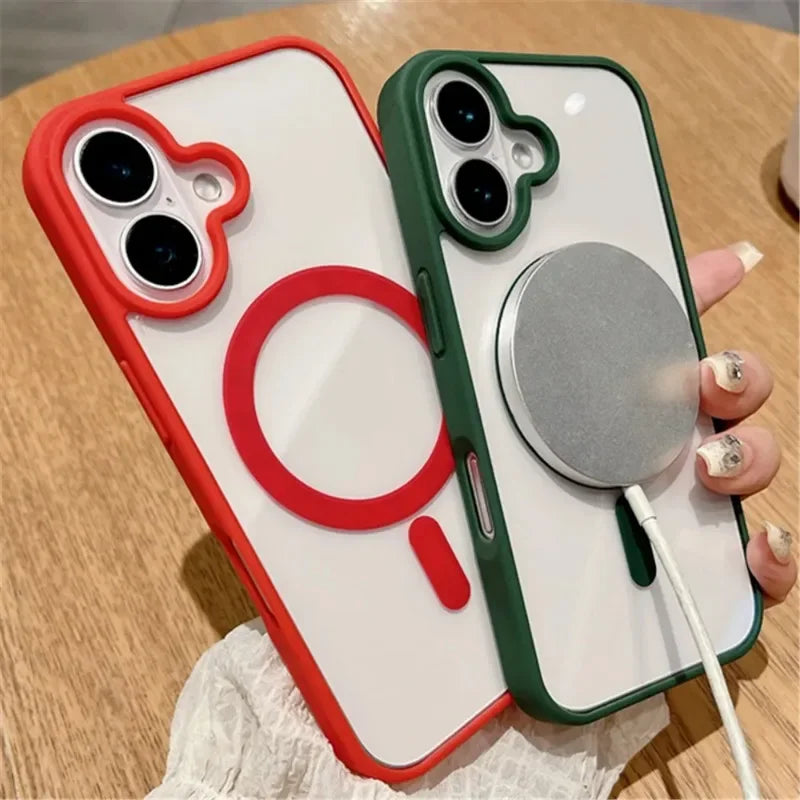 Fashion Clear Magnetic Acrylic Case For iPhone