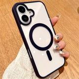 Fashion Clear Magnetic Acrylic Case For iPhone